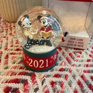 Disney Snow Globe 2021 with Mickey and Minnie